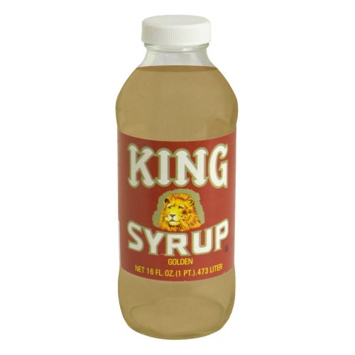 King Golden Syrup Bottle; 16 Fluid Ounce; 12 Per Case - High Mart Wholesale