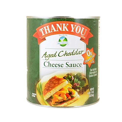 Thank You Cheese Sauce Aged Cheddar Zero Trans Fat; 107 Ounces; 6 Per Case - High Mart Wholesale