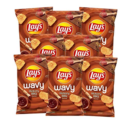 Lay's Wavy Bbq  Potato Chips; 1.5 Ounce; 64 Per Case