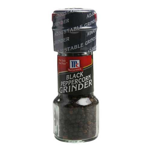 Mccormick Black Peppercorn Grinder; 1.24 Ounces; 6 Per Box; 6 Per Case - High Mart Wholesale