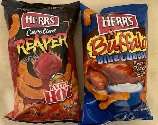 Herr Foods Inc Carolina Reaper Hot Curls; 2.75 Ounces; 12 Per Case - High Mart Wholesale