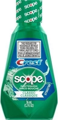 Crest Scope Rinse Classic; 1.2 Ounce; 48 Per Case