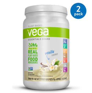 Vega Essentials Vanilla Tub; 21.9 Ounces; 12 Per Case - High Mart Wholesale