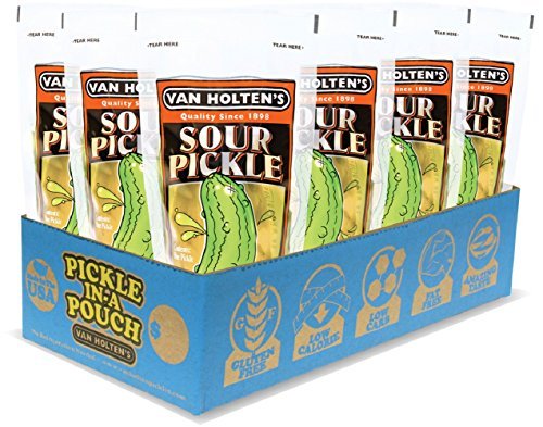 Van Holten's Jumbo Sour Pickle Whole Single Serve Pouch; 1 Each; 12 Per Case