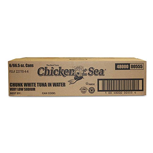 Chicken Of The Sea Low Sodium; Solid Albacore Tuna In Water; 66.5 Ounces; 6 Per Case - High Mart Wholesale