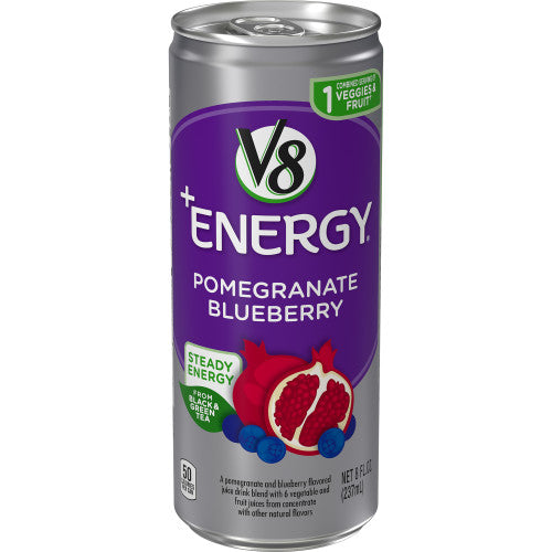 V8 Fusion Beverage Blueberry Pomegranate; 8 Fluid Ounces; 24 Per Case - High Mart Wholesale