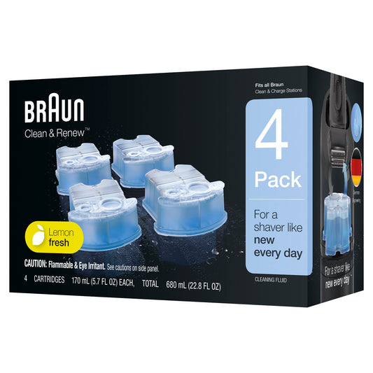 Braun Clean & Renew Refill Cartridge; 4 Count; 6 Per Case - High Mart Wholesale