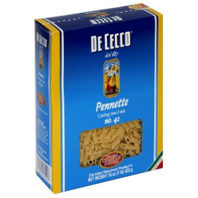 De Cecco No. 42 Pennette; 1 Pounds; 20 Per Case