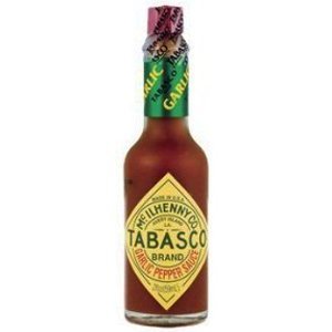 Tabasco Cayenne Garlic Pepper Hot Sauce Bottle; 2 Fluid Ounce; 12 Per Case