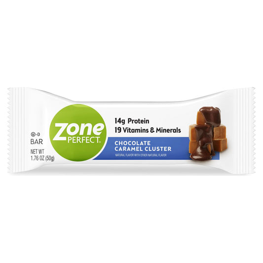 Zoneperfect Perfect Chocolate Caramel Cluster Bar; 1.76 Ounce; 5 Per Box; 4 Per Case - High Mart Wholesale