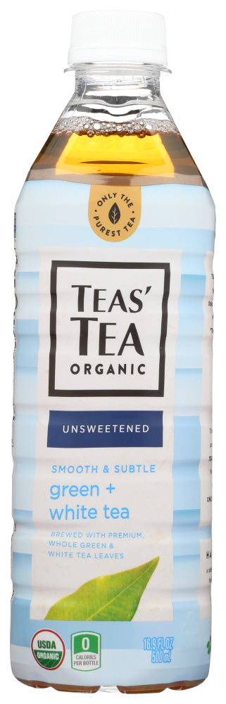 Teas' Tea Tea Unsweetened Green White; 16.9 Fluid Ounces; 12 Per Case - High Mart Wholesale