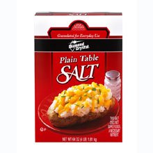 Diamond Crystal Table Salt Plain; 4 Pounds; 9 Per Case