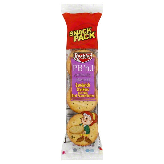 Kellogg's Keebler Pb 'N J Sandwich Crackers; 1.8 Ounces; 12 Per Box; 12 Per Case