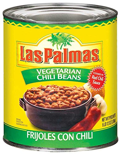 Las Palmas Vegetarian Chili Beans; 108 Ounces; 6 Per Case - High Mart Wholesale