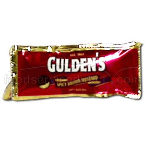 Gulden's Spicy Brown Mustard Single Serve; 0.32 Ounce; 500 Per Case - High Mart Wholesale