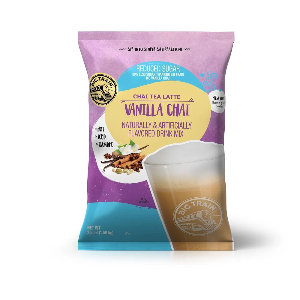 Big Train Chai Tea No Sugar Added Vanilla; 3.5 Pounds; 4 Per Case - High Mart Wholesale