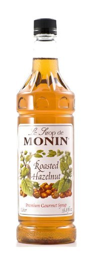 Monin Roasted Hazelnut Syrup; 1 Liter; 4 Per Case - High Mart Wholesale