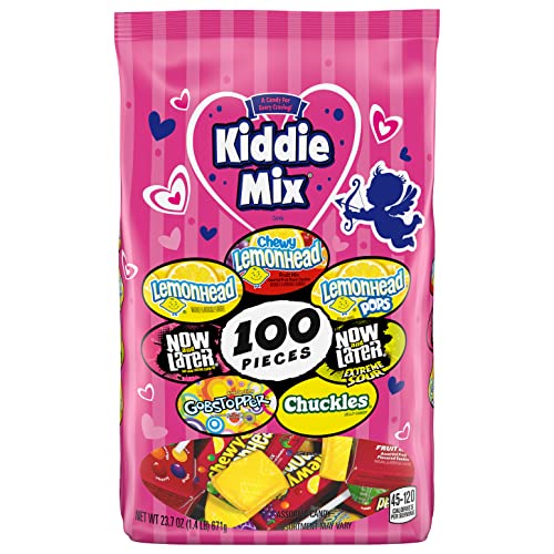 Lemonhead Valentine's Day Kiddie Mixed Bagged Candy; 23.7 Ounces; 9 Per Case - High Mart Wholesale