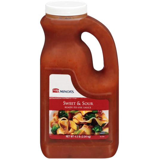 Minor's Ready To Use Sweet & Sour Sauce; 0.5 Gallon; 6 Per Case - High Mart Wholesale