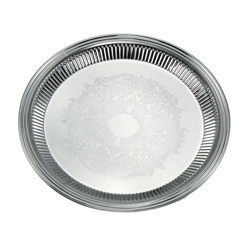 Vollrath Tray Stainless Steel Extra Large Round Flute; 1 Each