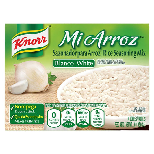 Knorr Miarroz Seasoning Mix With White Rice; 48 Gram; 12 Per Case - High Mart Wholesale