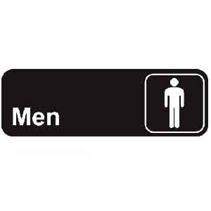 Tablecraft Men's Sign 3X9"; 1 Each - High Mart Wholesale