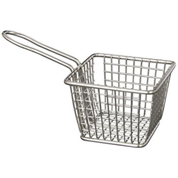 American Metalcraft Stainless Steel Square Fry Basket; 1 Each - High Mart Wholesale