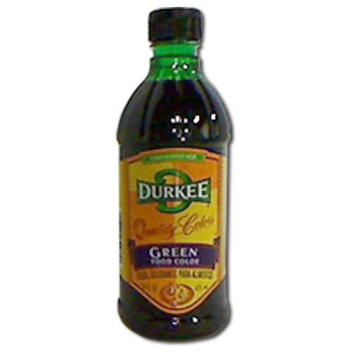 Durkee Green Food Coloring; 16 Fluid Ounce; 6 Per Case - High Mart Wholesale