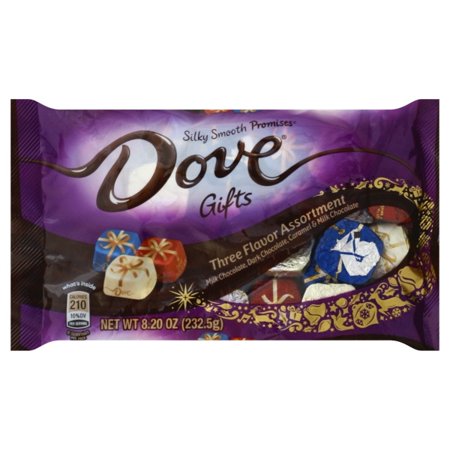 Dove Assorted Snowflake Christmas; 8.2 Ounces; 24 Per Case