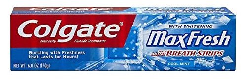 Colgate Max Fresh With Breath Strips; 1.9 Ounces; 24 Per Case