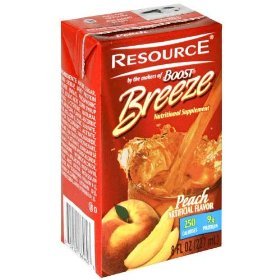 Boost Breeze Peach; 8.01 Fluid Ounce; 24 Per Case - High Mart Wholesale