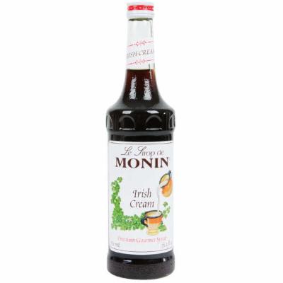 Monin Irish Cream Flavor Syrup Glass; 750 Milileter; 12 Per Case - High Mart Wholesale