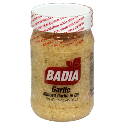 Badia Garlic Minced In Oil; 16 Ounces; 12 Per Case