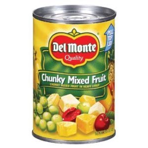 Del Monte Chunky Mixed Fruit; 15.25 Ounces; 12 Per Case