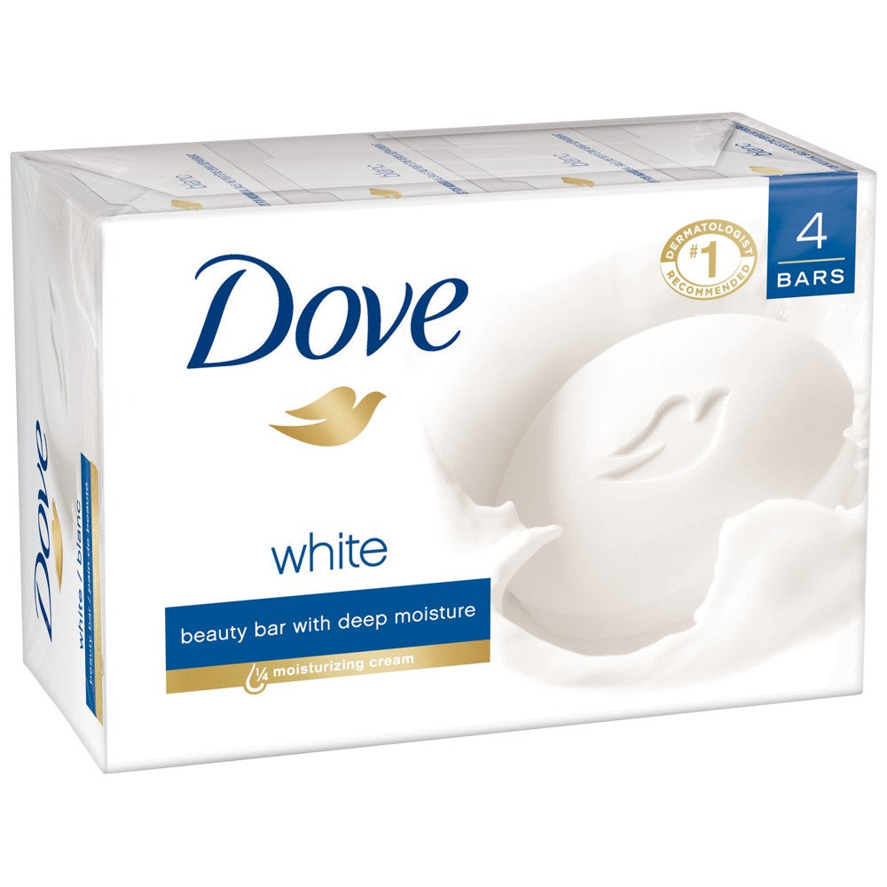 Dove Bar Soap White 4.25 Ounce; 1 Count; 18 Per Case