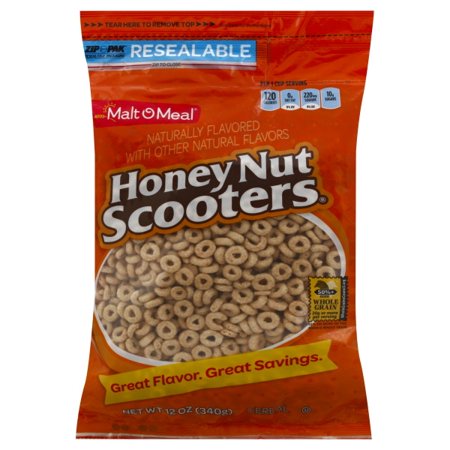 Malt O Meal Cereal Honey Nut Toasty O's; 12 Ounces; 12 Per Case - High Mart Wholesale