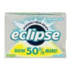 Eclipse Single Serve Polar Ice Gum; 18 Piece; 8 Per Box; 18 Per Case