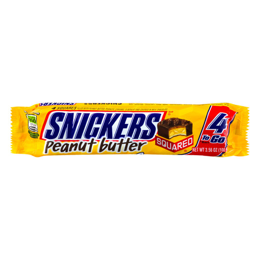 Snickers King Size Peanut Butter Squared Snicker; 3.56 Ounces; 18 Per Box; 6 Per Case