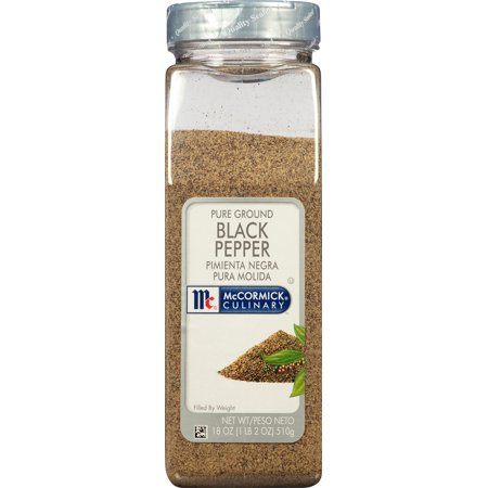 Mccormick Culinary Pure Ground Black Pepper; 18 Ounces; 6 Per Case - High Mart Wholesale