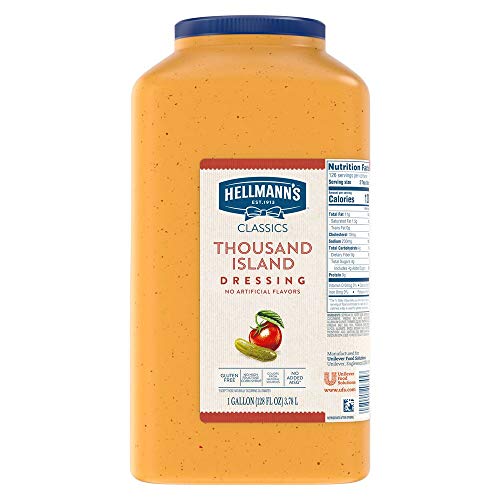 Hellmann's Thousand Island Dressing Bulk; 1 Gallon; 4 Per Case - High Mart Wholesale