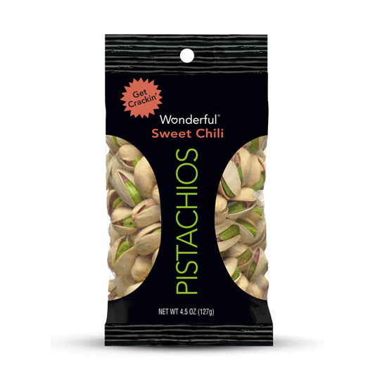 Wonderful Pistachios Pistachio Sweet Chili; 4.5 Ounces; 8 Per Box; 3 Per Case