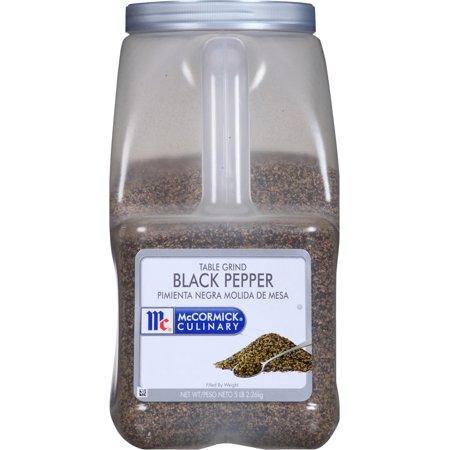 Mccormick Culinary Table Grind Black Pepper; 5 Pounds; 3 Per Case - High Mart Wholesale