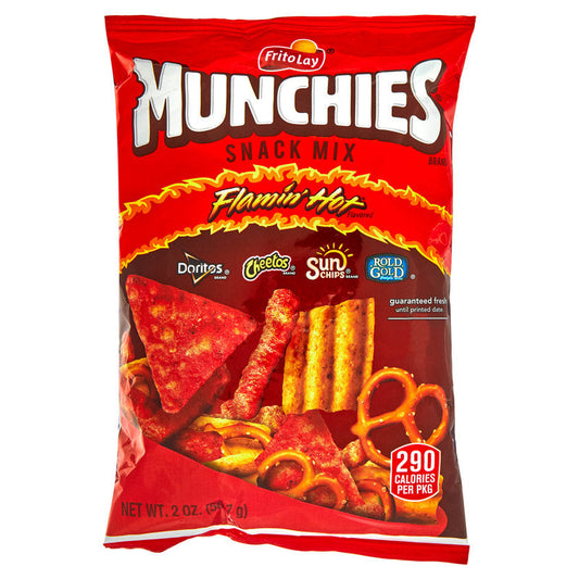 Munchies Snack Mix Hot; 2 Ounces; 64 Per Case