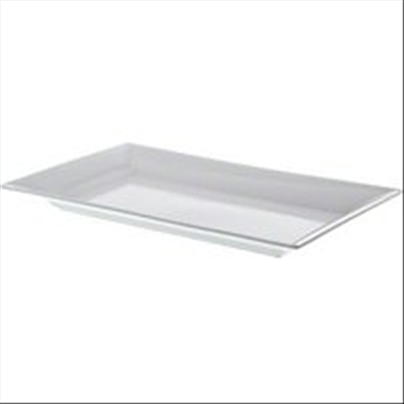 American Metalcraft Platter Rectangle Large White Melamine; 1 Each - High Mart Wholesale