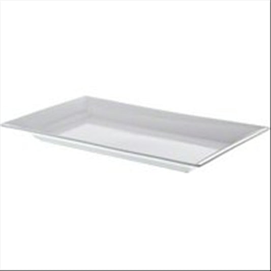 American Metalcraft Platter Rectangle Large White Melamine; 1 Each - High Mart Wholesale