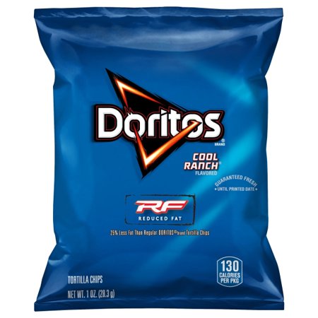 Doritos Tortilla Chips Reduced Fat Cool Ranch; 1 Ounce; 72 Per Case