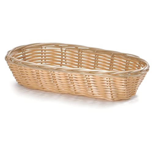 Tablecraft Basket Plastic 9X3.5X2 Narrow Base; 12 Each; 1 Per Case - High Mart Wholesale