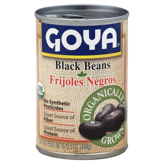 Goya Organic Black Beans; 15.5 Ounces; 24 Per Case