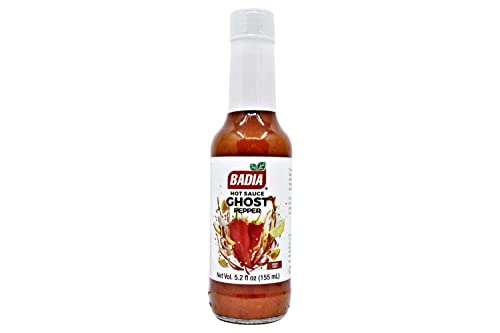 Badia Ghost Pepper Hot Sauce Bottle; 5.2 Fluid Ounce; 12 Per Case