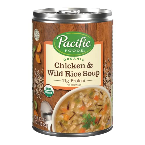 Pacific Foods Organic Wild Rice Chicken Soup; (Case Of 12); 16.3 Ounce; 12 Per Case - High Mart Wholesale
